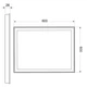 Зеркало с подсветкой LED в ванную, спальню, прихожую ZSD-037 (800*600) DecorLed 230010-37 230010 - изображение 3