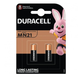 Щелочная батарейка Duracell A23 12V (MN21) 2 штуки. Лужна батарея Duracell 23A 12V / MN21. Элемент питания 1шт - изображение 1