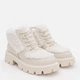 Женские зимние ботинки кожаные низкие Ashoes Тедди 37 24 см Молочные (ROZ6501005154) - изображение 3