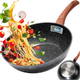 Сковорода-вок Vilde Black & Wood гранітова 28 см (5904316492069) - зображення 6