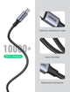 Кабель Type-C UGREEN US316 для быстрой зарядки iPhone 16 15 MacBook iPad Pro PD100W 5A 1m Black (70427) - изображение 6