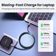 Кабель Type-C UGREEN US316 для быстрой зарядки iPhone 16 15 MacBook iPad Pro PD100W 5A 1m Black (70427) - изображение 8