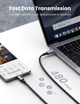 Кабель Type-C UGREEN US316 для быстрой зарядки iPhone 16 15 MacBook iPad Pro PD100W 5A 1m Black (70427) - изображение 14