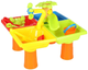 Водний столик Ikonka чотири частини, пісочниця, лопатки, лійка, табурет (5903039767119) - зображення 1
