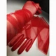Фатинові довгі рукавички однотонні honey fashion accessories one size (S/M/L) червоний (7-21) - изображение 5