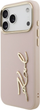 Etui Karl Lagerfeld Karl Script Logo do Apple iPhone 17 Pro Max Pink (3666339496449) - obraz 3