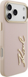 Etui Karl Lagerfeld Karl Script Logo do Apple iPhone 17 Pro Max Pink (3666339496449) - obraz 4
