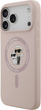 Etui Karl Lagerfeld Silicone Karl&Choupette Ring MagSafe do Apple iPhone 17 Pro Max Pink (3666339549442) - obraz 3