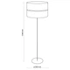 Торшер TK-Lighting Hilton 5074 White/Gold - изображение 4