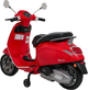 Skuter elektryczny dla dzieci Vespa Roma Czerwony (5903864984682) - obraz 6