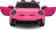 Електричний автомобіль для дітей Porsche 911 GT3 Strong MP4 Рожевий (5903864985450) - зображення 2