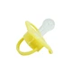 Пустышка силиконовая круглая MGZ-0516(Yellow) с колпачком - изображение 1