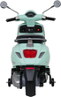 Електричний скутер для дітей Vespa Roma Зелений (5903864984651) - зображення 8