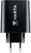 Зарядний пристрій Varta Wall Charger 38W USB-С (PD) + 2 x USB-A (QC 3.0) Black (57958101401) - изображение 2