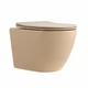 Унітаз підвісний Qtap Robin Ultra Quiet 520×365×340 мм, Beige, із сидінням Slim Duroplast / Soft-close / Quick Release - зображення 1