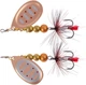 Блесна вращающаяся вертушка X-Fish Sirius №2 4.5g Copper GD - изображение 1