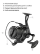 Катушка Brain Apex Carp Big Pit 8000 6+1BB - изображение 7