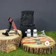 Рогатка DEXT Cobra Laser Black Набор для Охоты Premium с лазерным прицелом, стальными шариками, жгутами, тактической сумкой и металлическим спусковым механизмом - изображение 1