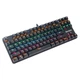 Механическая клавиатура 87 key черная с RGB-подсветкой Bajeal K100 80% Red switch игровая без цифрового блока - изображение 5
