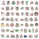 Набір наклейок, наліпок стікерів кота Пушина, Стікерпак Pusheen, 57 шт - изображение 5