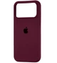 Чехол Fiji Silicone Case для Apple iPhone 17 Pro бампер накладка Soft Touch с микрофиброй Plum - изображение 1