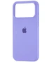 Чехол Fiji Silicone Case для Apple iPhone 17 Pro Max бампер накладка Soft Touch с микрофиброй Light Purple - изображение 1