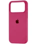 Чехол Fiji Silicone Case для Apple iPhone 18 Pro бампер накладка Soft Touch с микрофиброй Garnet - изображение 1