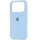 Чехол Fiji Silicone Case для Apple iPhone 17 Pro бампер накладка Soft Touch с микрофиброй Sky Blue - изображение 1