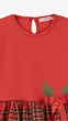 Платье праздничное с принтом для девочки Aura Style 1082 122 см Красный shop (2000999331060) - изображение 2