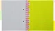 Тетрадь на пружине Buromax Neon B5 120 листов в клетку 3 разделителя Розовая (BM.24359911-10) - изображение 4