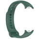 Силиконовый ремешок Original Design MiJobs для фитнес браслета Xiaomi Mi Band 8/9/10 Темно-зеленый (22) с металлическим креплением (mrk3949) - изображение 2