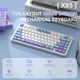 Ігрова механічна клавіатура ATTACK SHARK X85 White-purple - зображення 8
