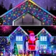 Гірлянда Бахрома від мережі, 12м, 200LED, Різнокольоровий - зображення 2