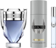 Zestaw męski Paco Rabanne Invictus Woda toaletowa 100 ml + Dezodorant 150 ml + Miniaturka Woda toaletowa 10 ml (3349668656608) - obraz 2