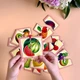 Деревянный пазл (рамка-вкладка) "Половинки. Фрукты" - изображение 5
