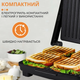 Гриль контактный Sokany, электрогриль, стейк-гриль, двухсторонний, с антипригарным покрытием, регулировка температуры, 2000 Вт - изображение 12