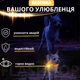 Светодиодный, водостойкий LED ошейник для собак с зарядкой USB, 50 см, размер М (оранжевый) - изображение 3