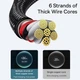 Кабель Baseus Tungsten Gold Fast Charging USB-A to Type-C 100 w 20V 5A 1м (CAWJ000001) Black - изображение 9