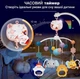 Мобиль на кроватку Youbeien детская карусель с проектором колыбельные звуки природы пульт таймер вращение Pink (RT 668-15) - изображение 2