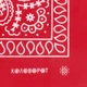 Бандана Коловорот Бута з малюнком "Турецький огірок" червона (білий принт) 1609070129 - изображение 2