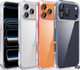 Противоударный чехол для iPhone 17 Pro Max IPAKY Crystal Series с бортиками Прозрачный - изображение 2