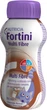 Энтеральное питание Nutricia Fortini Фортини с пищевыми волокнами со вкусом шоколада для специальных медицинских целей для детей от 1 года 200 мл (8716900553356) - изображение 1