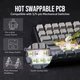 Беспроводная Механическая Клавиатура AULA F75 MAX LEOBOG Reaper Switch Black - изображение 11
