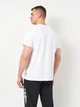 Футболка хлопковая длинная мужская Fila FAM1126-10001 2XL Белая с принтом (4067777248147) - изображение 2
