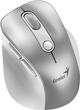 Mysz Genius Ergo 9000S Pro Wireless/Bluetooth Silver (31030039402) - obraz 3