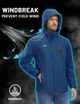 Чоловіча куртка ветровка синя 2XL - зображення 6