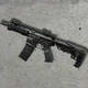 Сигнально-шумовий AR-15 (чорний) — репліка, пластикова цівка та рукоять, для зйомок і сигналізації (автоматична гвинтівка AR-15) - изображение 6