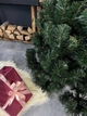 Искусственная елка Сказка высотой 1.6 м из ПВХ роскошная пышная новогодняя елка с густыми ветвями и складной пластиковой подставкой Зеленый - изображение 3