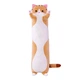 Мягкая игрушка подушка Кот обнимашка батон (110 см) MNC Коричневый kcr0184 - изображение 3