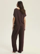Піжама (футболка + штани) жіноча Esotiq Corenso 43825-89X M Коричнева (5903972695456) - зображення 2
